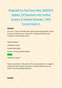 Fitzgerald Pre-Test Exam &lpar;New 2026&sol;2027 Update&rpar; 150 Questions with Verified Answers & Detailed Rationale &vert; 100&percnt; Correct&vert; Grade A&period;