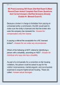 NC Post-Licensing 303 Exam &vert;&vert;Verified Exam&excl;&excl;&vert;&vert; Most  Recent Exam Actual Complete Real Exam Questions  And Correct Answers &lpar;Verified Answers&rpar; Already  Graded A&plus; &vert;Newest Exam&excl;&excl;&excl;&vert;