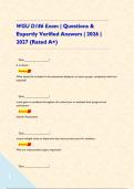 WGU D186 Exam &vert; Questions & Expertly Verified Answers &vert; 2026 &vert; 2027 &lpar;Rated A&plus;&rpar;     
