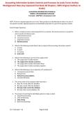 Accounting Information Systems Controls and Processes 3rd Edition Test Bank &vert; Turner&comma; Weickgenannt&comma; Copeland &vert; Complete Answers