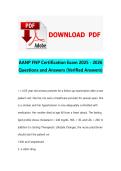 AANP FNP Certification Exam 2025-2026 Questions & Answers &vert; Complete Practice Test