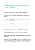 PN 4003 MIDTERM EXAM QUESTIONS WITH CORRECT ANSWERS