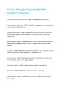 PN 4003 FINAL EXAM QUESTIONS WITH COMPLETE SOLUTIONS