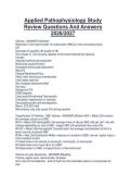 Applied Pathophysiology Study Review Questions And Answers 2026&sol;2027