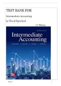 Test Bank for Intermediate Accounting&comma; 11th Edition by David Spiceland&comma; Mark Nelson&vert; All Chapters &vert; Latest 2026