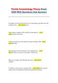 Florida Cosmetology Theory Exam &ndash; Florida Board of Cosmetology &ndash; 2026 &ndash; Practice Questions and Answers Study Guide