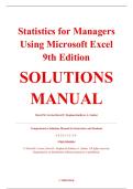 Solutions Manual &ndash; Statistics for Managers Using Microsoft Excel&comma; 9th Edition &ndash; David M&period; Levine&comma; David F&period; Stephan&comma; & Kathryn A&period; Szabat &ndash; ISBN 9780135969854 &lpar;Full Chapters 1&ndash;20 Covered&rpar;