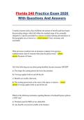 Florida 240 Health Insurance License Exam &ndash; Florida Insurance Licensing &ndash; 2026 &ndash; Practice Questions and Answers