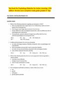 Test bank for Psychology Modules for Active Learning&comma; 12th edition- Dennis coon&period;pdf
