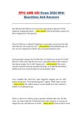 Epic AMB 400 Certification &ndash; Epic Ambulatory Module &ndash; 2026 &ndash; Practice Questions and Answers Study Guide