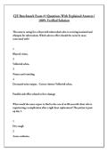 CJE Benchmark Exam &num;1 Questions With Explained Answers &sol; 100&percnt; Verified Solution