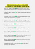 PHC 4030 Midterm Exam UPDATED  QUESTIONS AND CORRECT ANSWERS