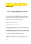 Primary Care Art and Science of Advanced Practice Nursing - An Interprofessional Approach 5th edition Dunphy Test Bank&lowbar;compressed&period;pdf
