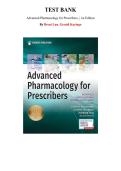 Test Bank for Advanced Pharmacology for Prescribers First Edition by Brent Luu&comma; Gerald Kayingo&comma; Chapter 1-36 &vert; All Chapters