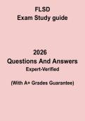 FLSD Exam Study Guide PDF &vert; Fire & Life Safety Exam Practice & Certification Review