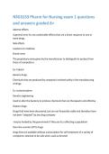 NSG3153 Pharm for Nursing exam 1 questions  and answers graded A&plus;  Adverse effects  A general term for any undesirable effects that are a direct response to one or  more drugs&period;  Side effects  reactions to medicine  Brand name  The proprietary name given b