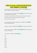CHM 151 Exam 1 UPDATED QUESTIONS  AND CORRECT ANSWERS