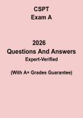 CSPT Exam A PDF &vert; Construction Safety Professional Practice Test & Certification Study Guide