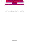 A Comprehensive Exam Study Guide Covering Acute Delirium- Unfolding Reasoning&period; Latest Updated Study Guide 2026&sol;2027