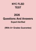 NYC FLSD Test PDF &vert; Fire & Life Safety Director &lpar;FSD&rpar; Certification Practice & Study Guide