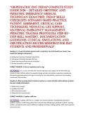 "OB&sol;Pediatric EMT FISDAP Complete Study Guide 2026 &ndash; Detailed Obstetric and Pediatric Emergency Medical Technician Exam Prep&comma; FISDAP Skills Checklists&comma; Scenario-Based Practice&comma; Patient Assessment&comma; Critical Care Techniques&comma; Neonatal Life Support&comma; Ma