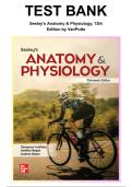 Test Bank &ndash; Seeley&rsquo;s Anatomy & Physiology&comma; 13th Edition by VanPutte &vert; Complete Exam Questions