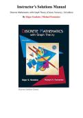 Instructor&rsquo;s Solutions Manual for Discrete Mathematics with Graph Theory &lpar;Classic Version&rpar;&comma; 3rd edition by Edgar Goodaire&comma; Michael Parmenter&comma; Chapter 1-14 &vert; All Chapters