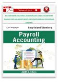 Solution Manual for Payroll Accounting&comma; 34th Edition9780357901052 Edition&colon; &lpar;2024&rpar; by Bernard J&period; Bieg & Judith A&period; Toland &vert; Complete Worked Solutions &vert; All Chapters