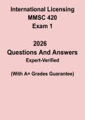 MMSC 420 Exam 1 PDF &vert; Medical Microbiology & Lab Science Practice & Study Guide