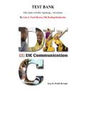 Test Bank for DK Guide to Public Speaking&comma; 3rd edition  by Lisa A&period; Ford-Brown&comma; Chapter 1-19 &vert; All Chapters