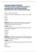 ELANCO ANIMAL SCIENCE CERTIFICATION COMPLETE GUIDE  A&plus; 200 PRACTICE QUESTIONS WITH RATIONALES &vert; ICEV EXAM PREP 2026