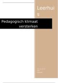 Visieverslag &plus; Verbeterplan pedagogisch klimaat