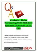 Introductory Clinical Pharmacology Unit 8 Exam Study Guide &ndash; PHARM 210 Cardiovascular Drugs &ndash; Antihyperlipidemics&comma; Antihypertensives & Antiarrhythmics &lpar;120 Questions&rpar;