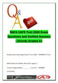 NAFA CAFS Certification Exam Study Guide &ndash; HVAC 310 Air Filtration Systems &ndash; HEPA Filters&comma; MERV Ratings & Particle Control &lpar;120 Questions&rpar;