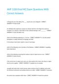 ANP 1106 Final MC Exam Questions With Correct Answers