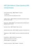ANP 1106 Midterm 1 Exam Questions With Correct Answers 