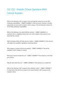 CLC-222 - Module 2 Exam Questions With Correct Answers