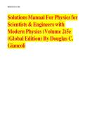 Solution Manual for Physics for Scientists & Engineers with Modern Physics&comma; Global Edition 5th Edition by Douglas Giancoli &vert;&vert;ISBN&colon;9781292440279