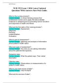 NUR 352 Exam 1 2026 Latest Updated Questions With Answers Sure Pass Guide&period;