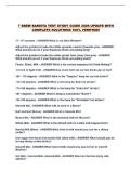 7 BREW BARISTA TEST STUDY GUIDE 2026 UPDATE WITH COMPLETE SOLUTIONS 100&percnt; VERIFIED&excl;&excl;