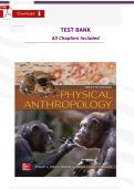 Test Bank for Physical Anthropology 12th Edition by Philip L&period; Stein&comma; Bruce M&period; Rowe & Brian Pierson ISBN 9781259920400 2026