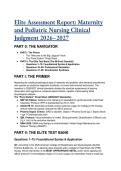 2026&sol;2027 NGN Maternity & Pediatric Nursing Test Bank &vert; Ricci&comma; Leifer&comma; O'Meara &vert; Clinical Judgment