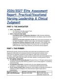 2026&sol;2027 NCLEX-PN Test Bank &vert; Success in Practical&sol;Vocational Nursing 10th Ed &lpar;Carroll&rpar; &vert; Leadership & Clinical Judgment