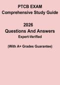 PTCB Exam 2026 Comprehensive Study Guide PDF &vert; Pharmacy Technician Certification Practice & Review