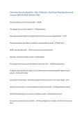 ISSA Corrective Exercise Specialist - Quiz 1 Revision Material - All Exam Prep Questions and Answers With Verified Solutions 2025