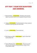 ATT TEST 1 EXAM 2025 QUESTIONS  AND ANSWERS&period;