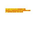 TEST BANK FOR PEDIATRIC NURSING THE CRITICAL COMPONENTS OF NURSING CARE 2ND EDITION RUDD TEST BANK&lowbar;compressed&period;pdf