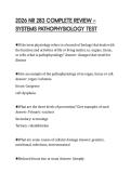 2026 NR 283 COMPLETE REVIEW &mdash; SYSTEMS PATHOPHYSIOLOGY TEST