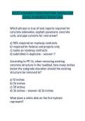 NICET HIGHWAY CONSTRUCTION INSPECTOR  LEVEL III NEWEST EXAM 2026 