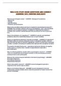 WGU C180 STUDY GUIDE QUESTIONS AND CORRECT ANSWERS 100&percnt; VERIFIED 2026-2027&excl;&excl;